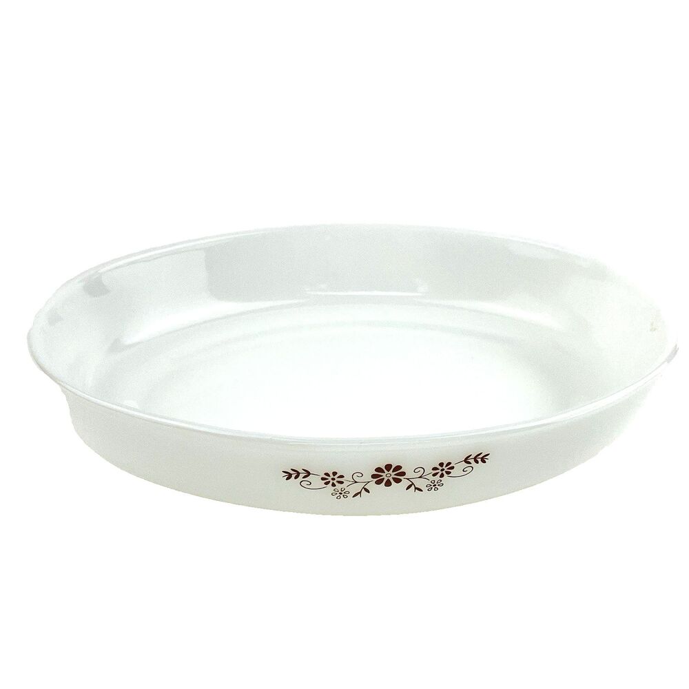Vintage Dynaware Pyr-O-Rey 10" Oval Casserole Dish Brown Daisy Design #21